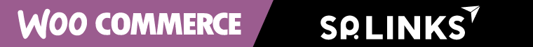 WooCommerceとSP.LINKSのロゴ